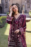 Raeesa Premium Purple Luxury Chicken Kari Lawn 3 Piece Suit