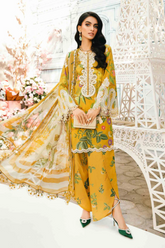 Unstitched 3 Piece Embroidered Lawn MPT-2604B