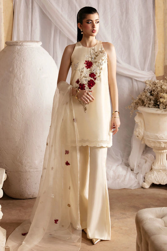 Rabia Zahur Silk Luxury Unstitched 3-Piece Suit