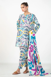 Unstitched Printed Lawn 3 Piece WALTZ