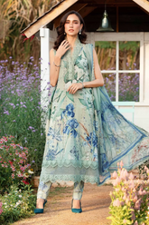 Unstitched Lawn Embroidered 3 Piece MPT2502-B