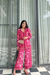 Silk Unstiched Co-Ords Set