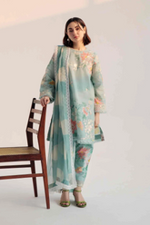 Embroidered Lawn Unstitched 3 Piece Suit D-05B COCO