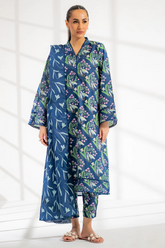 Unstitched Printed Lawn 3 Piece EDEN