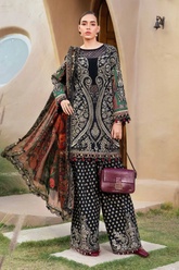 Unstitched 3 Piece Lawn Embroidered MPT-2512B