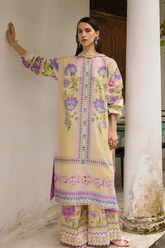 Unstitched 3 Piece Embroidered Lawn HLM-D2A Dulcina