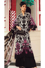MB-2704B-26 Unstitched Luxury Lawn 3 Piece