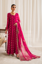 Unstitched Chiffon 3 Piece Bridal Wear IP-25