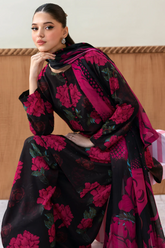 Unstitched Three Piece Printed Lawn Sand Bareeze AP-10