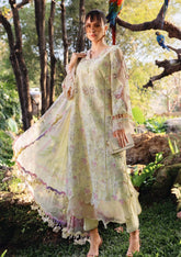 Maria B Embroidered Butterfly Lawn 3 piece suit