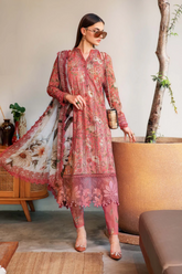 Unstitched Lawn Embroidered 3 Piece MPT2508A