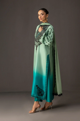 Silk Unstiched Co-Ords Set Tye & Dye Silk