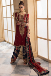 Unstitched 3 Piece Chiffon Embroidered DJW4-02