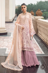 Embroidered Chiffon Unstitched 3 Piece Suit MBC-23-103