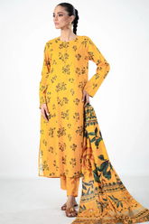 Unstitched Printed Lawn 3 Piece FIRE