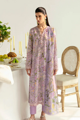 Unstitched Lawn Embroidered 3 Piece PQ-04A Nami