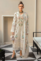 Embroidered Lawn Chikankari Unstitched 3 Piece Suit CRS-Moonsoon Blooms