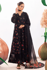 Unstitched Lawn Embroidered 3 Piece DL-08