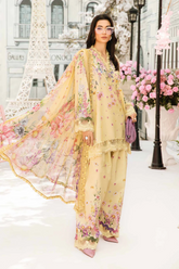 Unstitched 3 Piece Embroidered Lawn MPT-2603A