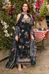 Unstitched Lawn Embroidered 3 Piece GKL-02 Meadow Breeze