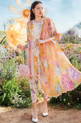 Unstitched 3 Piece Embroidered Lawn MPT-2509A