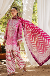 Unstitched Embroidered Lawn Leena ZC-D4B