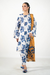 Unstitched Printed Lawn 3 Piece DEW