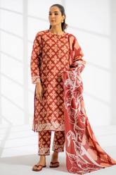 Unstitched Printed Lawn 3 Piece CASUAL