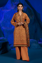 Unstitched Printed Lawn 3 Piece Autumn Sunset