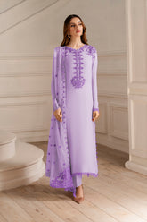 Lavendar UE-479 Luxury Formals Unstitched 3 Piece