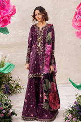 Iznik Plum Silk 3-Piece Suit