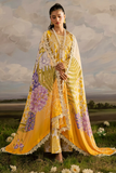 Mahnur Yellow Luxury Embroidered 3 Piece Suit