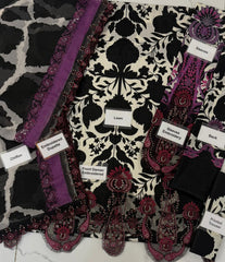 MB-2704B-26 Unstitched Luxury Lawn 3 Piece