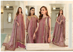Elaf Luxury Rose Pink 3-piece Suit