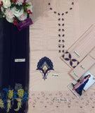 Faiza Rehman Luxury 3-piece Suit with Navy Dupatta
