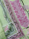 BIN ILYAS Luxury Mint Green 3-Piece Suit