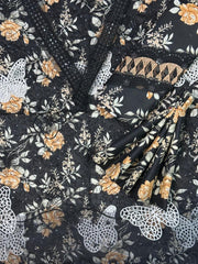 Maria B Digital Printed & Embroidered 3-Piece Suit