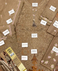 Bin Ilyas Luxury Embroidered Lawn 3 Piece Suit