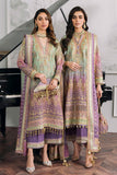 Baroque Mint Green Floral Luxury Embroidered 3 Piece Suit