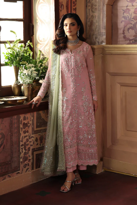 Gulaal Layana Orchid Pink Chiffon 3 Piece Suit