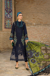 Unstitched Chikankari Embroidered 3 Piece Suit MBL-D2313B