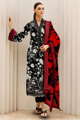 Unstitched Embroidered Lawn Mysti Poplin 5A