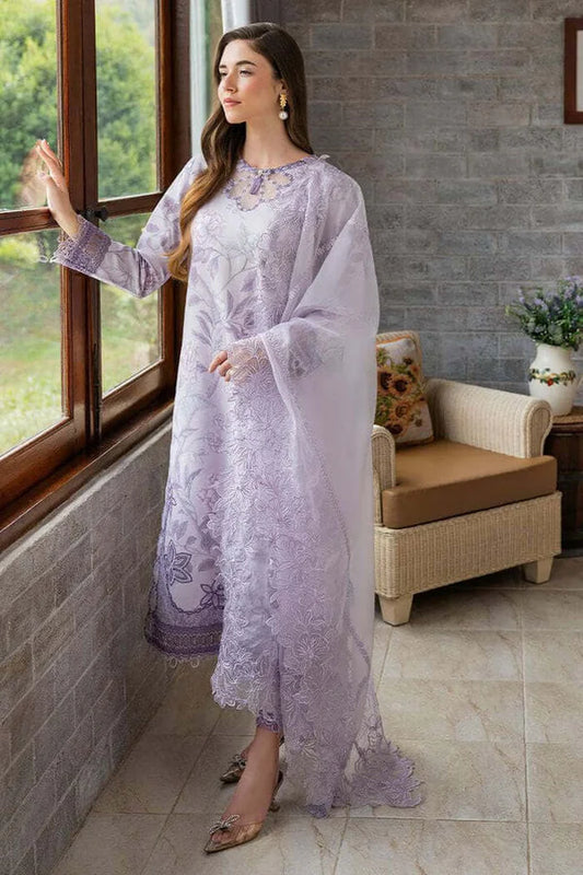 Mushq Purple Luxury Lawn Collection Replica