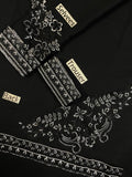 Azure Chiffon Embroidered  3 Piece Suit