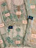 Maria B. Chiffon Embroidered 3 Piece Suit
