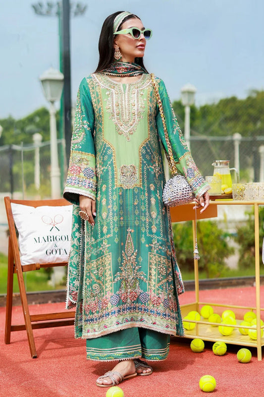 Ansab Jahangir Jacquard Swiss Lawn 3 Piece Suit