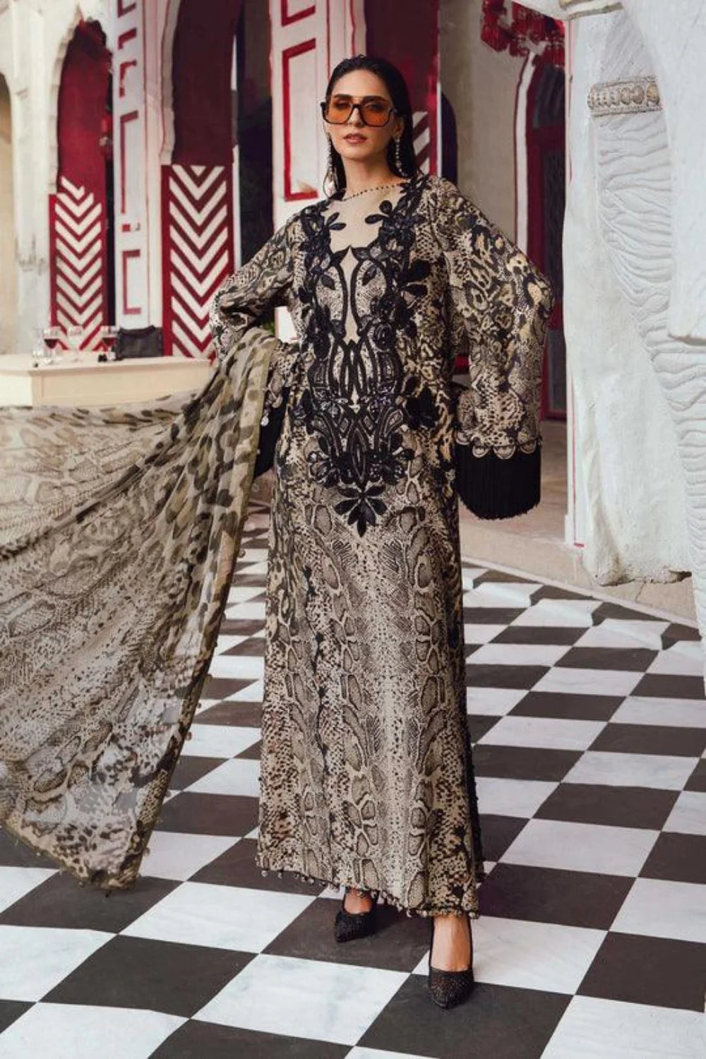 Maria B. Silk 3 Piece Suit