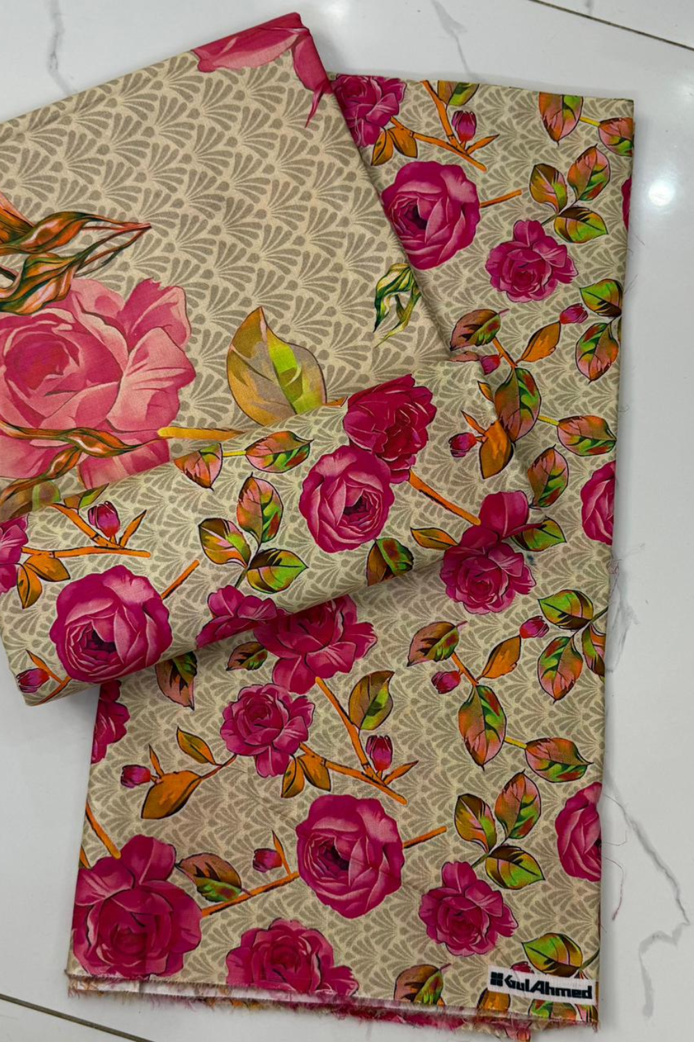 Unstitched Casual Wear All Over 3 Piece Collection