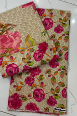 Unstitched Casual Wear All Over 3 Piece Collection