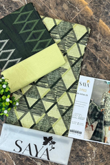 Unstitched Casual Wear All Over 3 Piece Collection